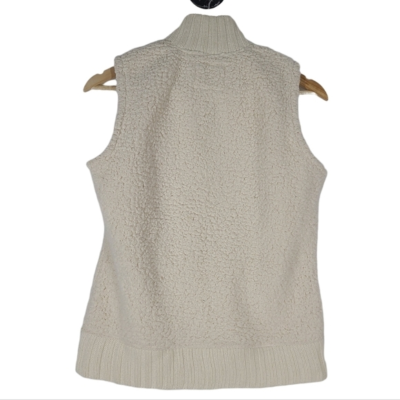 Ruff Hewn Sherpa Vest Sz Small Full front zipper - Picture 2 of 4